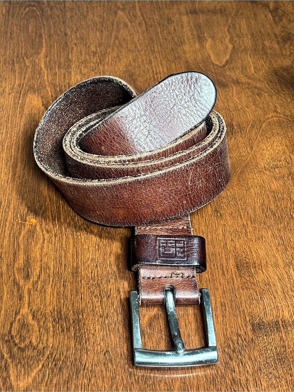 Vintage Chaps Ralph Lauren Brown Leather Belt 1.5”